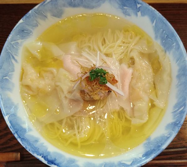 「わんたん入り塩らぁ麺 ￥1400」@Ramen FeeLの写真