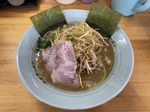「ネギラーメン＋ネギ増し＋チャーシュー3枚」@ラーメンショップ 椿 上彦川戸店の写真