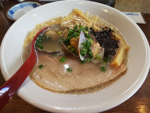 「【限定】あさりのうま味塩中華」@らあめん 寸八 総本店の写真
