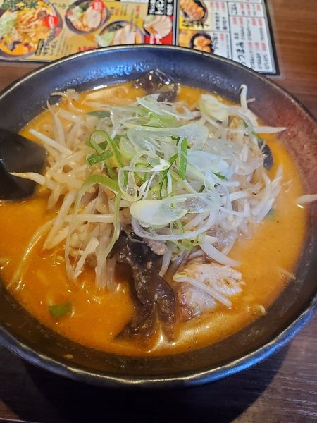 「味噌オロチョンラーメン」@北海道らーめん ひむろ 池袋店の写真