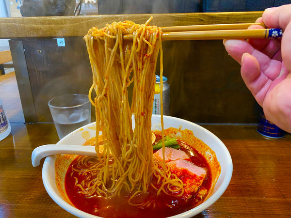 「龍の咆哮（辛醤油）10辛」@麺屋 龍の写真