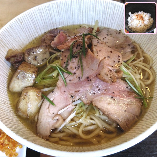 「【限定】フォアグラと鴨ローストらーめん ￥990」@和風らーめん 凪の写真