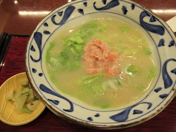 「かにレタスラーメン（1,280円）」@麻布茶房 セレオ国分寺店の写真