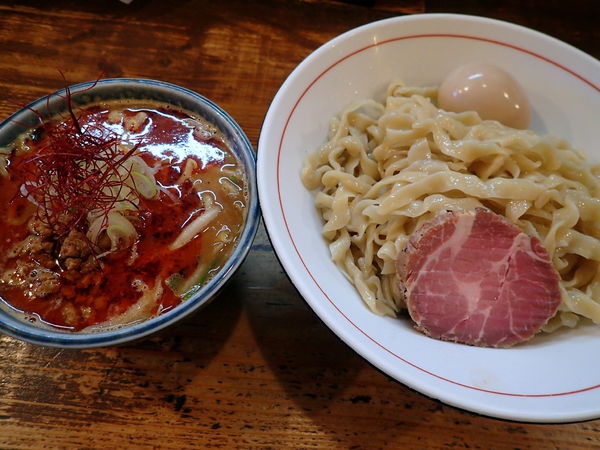 「辛味噌つけ麺・大盛＋味玉」@東京味噌らーめん 鶉の写真