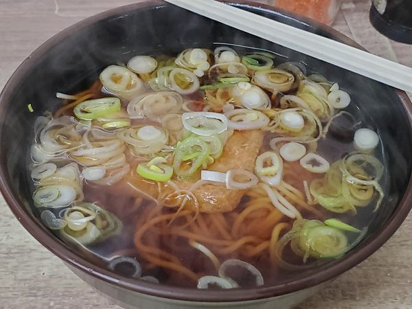 「きつねそば」@信濃路 蒲田店の写真