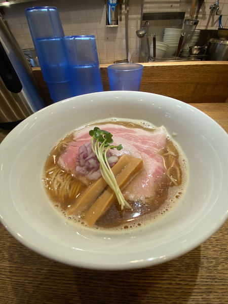 「いりこそば」@中華そば 麺壁九年 本店の写真