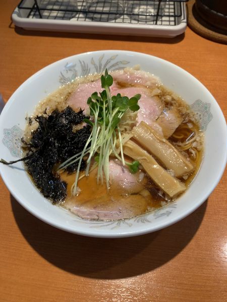 「所沢醤油生姜らーめん」@㐂九八 ～garage～の写真