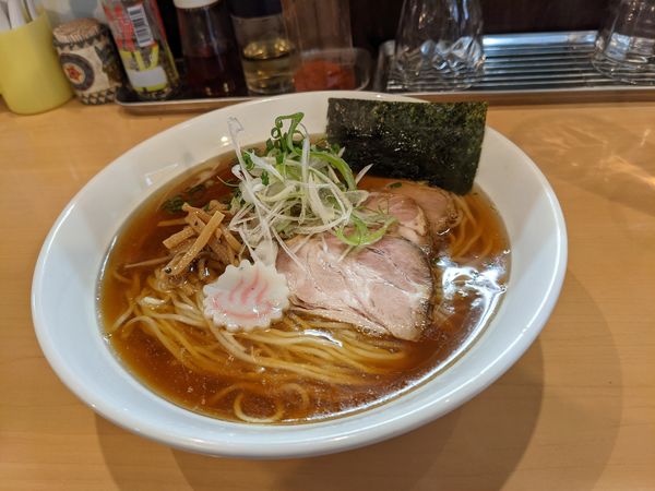 「最高級焼きあごラーメン（醤油）」@魂麺の写真