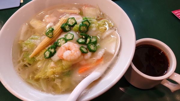 「海鮮タン麺500円4/30まで」@百香亭 野田店の写真