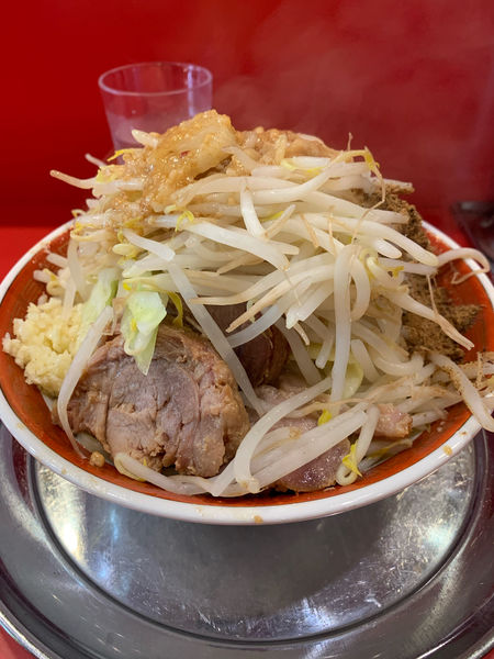 「小ラーメン　ヤサイニンニクアブラ削り節」@ラーメンタロー 五反田の陣の写真