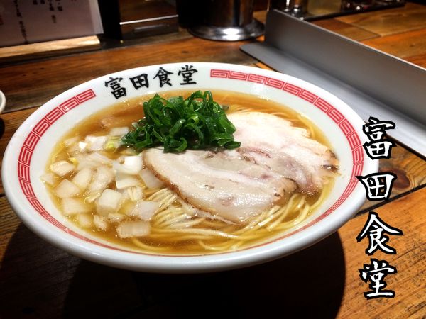 「煮干そば￥800」@松戸中華そば 富田食堂の写真