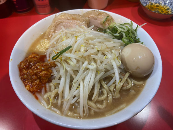 「豚玉ラーメン」@用心棒 市ヶ谷飯田橋の写真