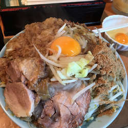 汁なし　中　魚粉　追加生卵