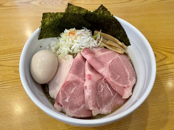 「アサヒスーパードライ 中瓶 → 特製煮干まぜそば 大盛」@中華そば 児ノ木の写真