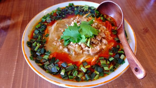 「麻辣好麺８００円だいぶ辛く！」@ニューカッパの写真