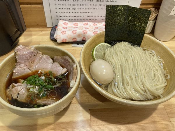 「特製鰹昆布出汁醤油つけ麺」@迂直の写真