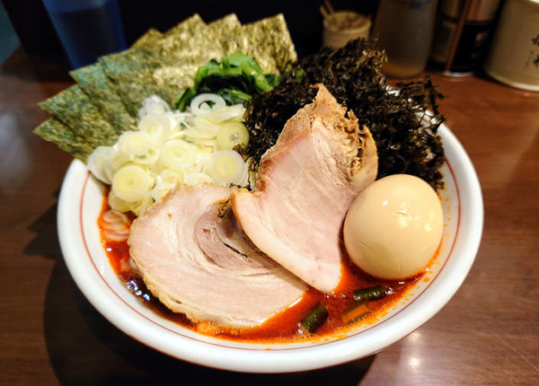 「からしめん+岩のり+ネギ」@らーめん飛粋の写真