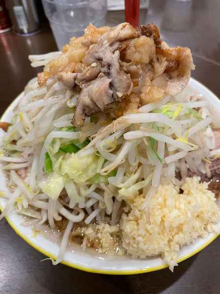 「ラーメン並全増」@ラーメン イエロー 御徒町店の写真