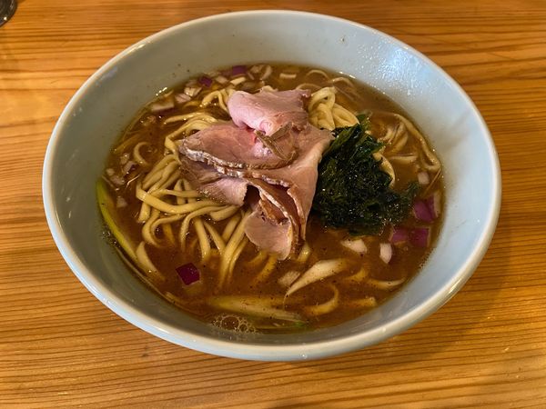 「さんまとんこつらーめん」@魚焚の写真