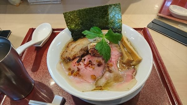 「特製貝そばー1200円」@燃えよ麺助の写真