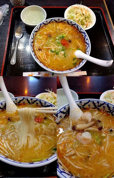 「『トムヤムクン ラーメンセット(¥800)』」@タイ料理 トムヤムクンの写真