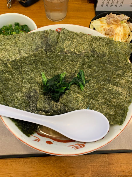 「らーめん　中盛　のり」@麺家 いわいの写真