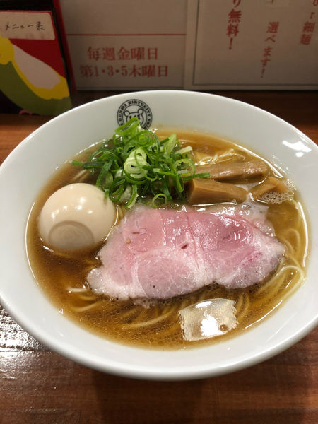 「煮干ラーメン＋味玉」@麺屋わしわの写真
