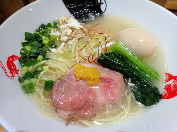 「【期間限定】淡麗味玉真鯛そば」@ウミのチカラの写真