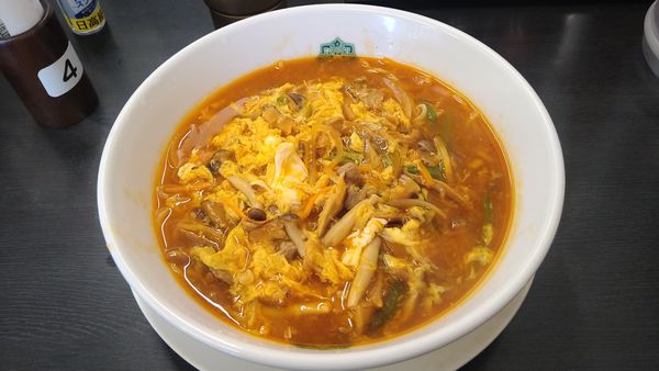 「【期間限定】酸辣きのこ湯麺¥640-」@日高屋 神田南口店の写真