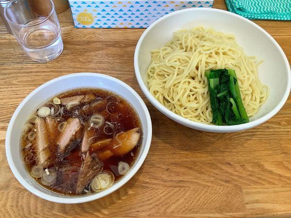 「チャーシューつけめん+青菜」@らーめん いろはやの写真