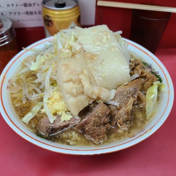 「大ラーメン　豚入り」@ラーメン二郎 小岩店の写真