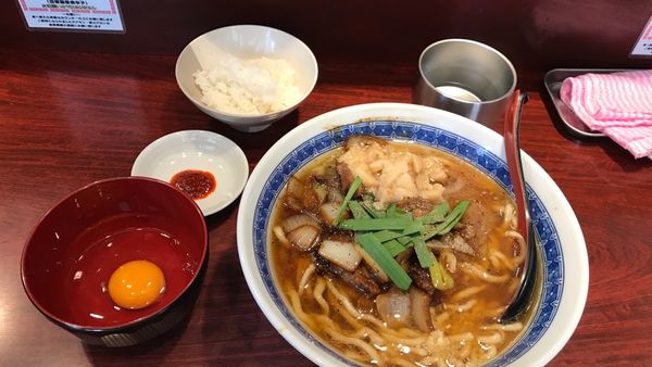 「スタミナ中華セット1000円」@中華そば たた味の写真