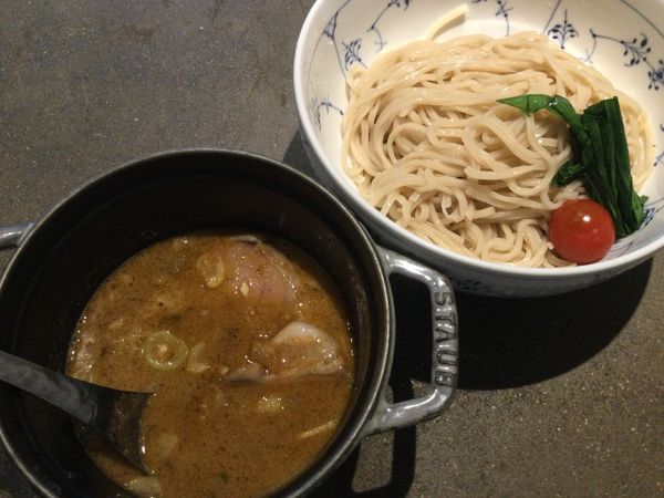 「カレーつけ麺・淡麗　〆ごはん付き(¥950)」@なまえのないラーメン屋の写真