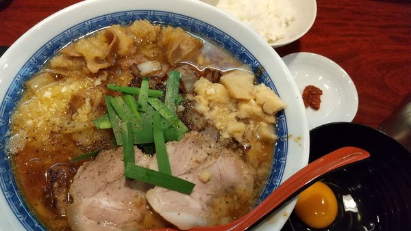 「特製スタミナ中華セット」@中華そば たた味の写真