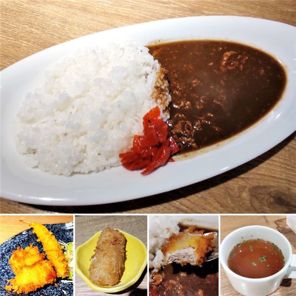 「ミックスフライビーフカレー　880円」@ゴッツカレーの写真