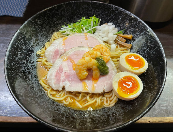 「えびまぜそば+味玉チャーシュー」@尼龍の写真