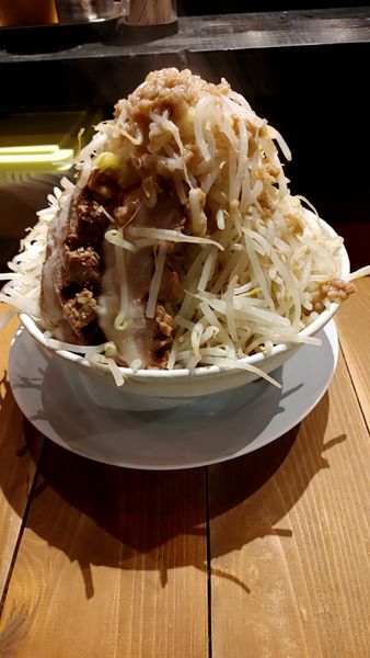 「ラーメン小野菜ダブル」@ラーメン豚珍の写真