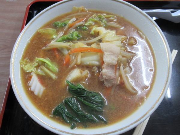 「みそラーメン（750円）」@広栄屋の写真