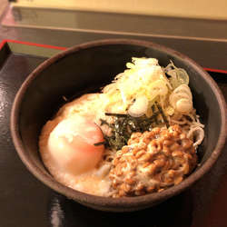 温玉とろろ(490円)+納豆(クーポン)