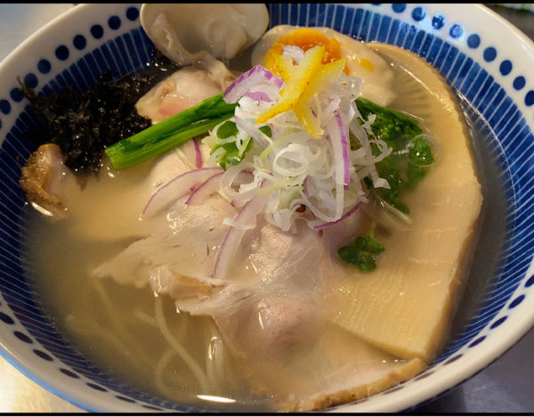 「真鯛と蛤の潮そば」@Bonito Soup Noodle RAIKの写真