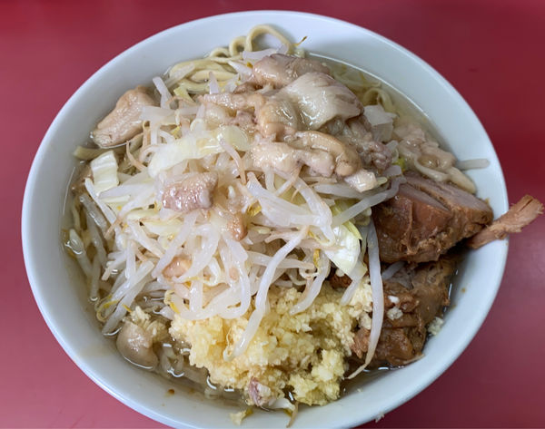 「小ラーメン ニンニク アブラ」@ラーメン二郎 小岩店の写真