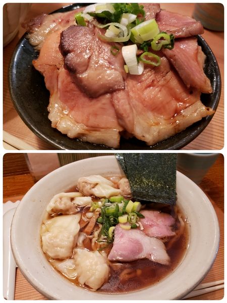 「わんたんめん 林SPF豚飯」@Homemade Ramen 麦苗の写真