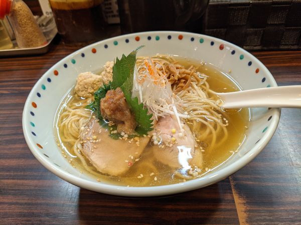 「鰹香る梅塩ら〜麺」@らー麺 あけどやの写真