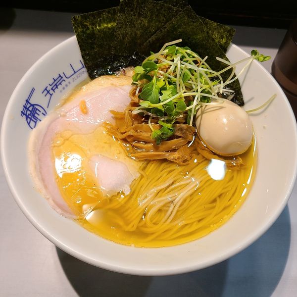 「特製しおそば¥1000」@中華蕎麦 瑞山（ZUIZAN）の写真