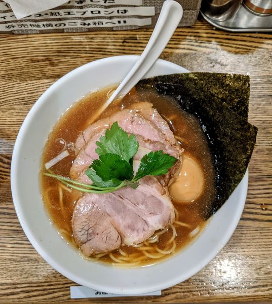 「特製平子煮干しそば　1,000円」@新橋 纏の写真