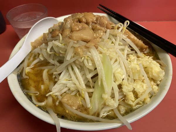 「ラーメン750円+つけ味50円」@ラーメン二郎 桜台駅前店の写真