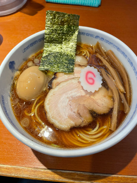 「味玉らーめん」@たけちゃんにぼしらーめん 調布店の写真