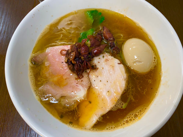 「印幡の龍（ホタルイカ、煮干し）塩」@麺屋 龍の写真