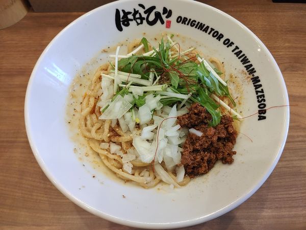 「麻辣担々まぜそば」@台湾まぜそば はなび 伏見店の写真