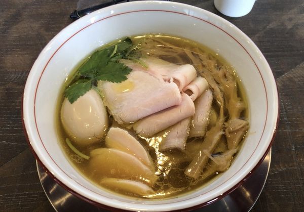 「上醤油そば」@自家製麺 オオモリ製作所の写真